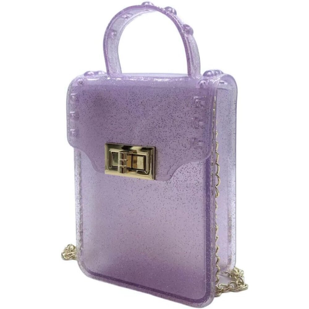 Jelly PVC Crossbody Wallet Cell Phone Purse Women's Shoulder Handbag